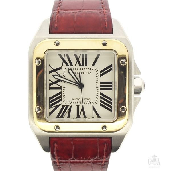 Cartier Santos 100 XL Steel & Gold