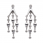 Pendientes oro blanco
