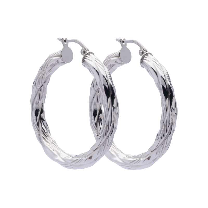 Pendientes aro oro rizados 123887 Comprar