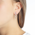 Pendientes oro blanco