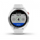 Garmin Approach® S42 Plata con correa blanca