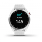 Garmin Approach® S42 Plata con correa blanca