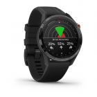 Garmin Approach® S62 Bisel de cerámica negro con correa negra